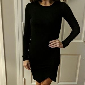 Asos petite tulip hem jersey knit bodycon dress